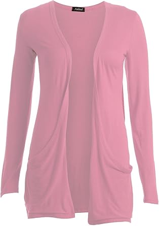 ladies baby pink cardigan