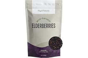 MagJo Naturals Dried Elderberry (1 Pound) Wild Harvest, Packaged in USA