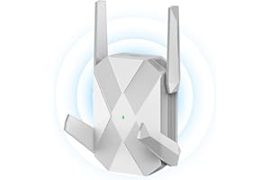 NEWNIK AX3000 WiFi 6 Range Extender, 3000Mbps WiFi Extender Signal Booster for Home Up to 12,000 Sq.ft and 99+ Devices, WiFi Booster Dual Band, AP Mode w/Gigabit Port, Quick Setup (White)