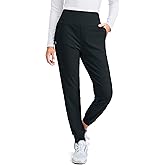 G Gradual Women's Fleece Lined Joggers High Waisted Water Resistant Thermal Hiking Pants Cold Weather Sweatpants with Pockets