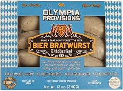 Olympia Provisions, Pork Bier Brat, 12 Ounce