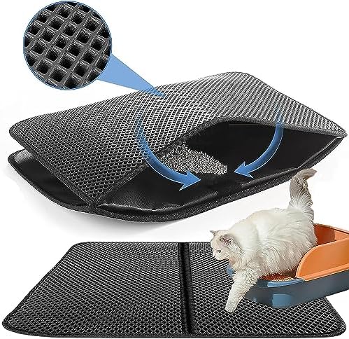 Arabest Pet Cat Litter Mat,55x75 cm Foldable Waterproof EVA