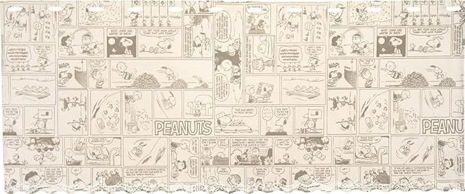 Amazon Co Jp スヌーピーカフェカーテン コミック スヌーピー すぬーぴー Snoopy チャーリーブラウン ピーナッツ カフェカーテン カフェ カーテン コミック柄 可愛い かわいい 目隠し キッチン 小窓 インテリア レース ホーム キッチン