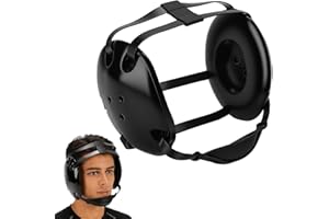 Wrestling Headgear, Youth Wrestling Gear with 5-Point Safety Strap System, Adjustable Bruising Head Gear with Ear Protection 
