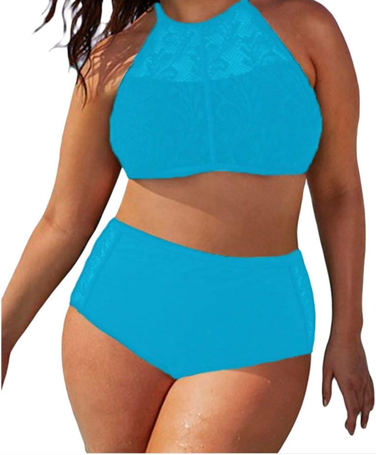 Christmas TomYork Patterned Mesh Insert Plus Size Swimwear