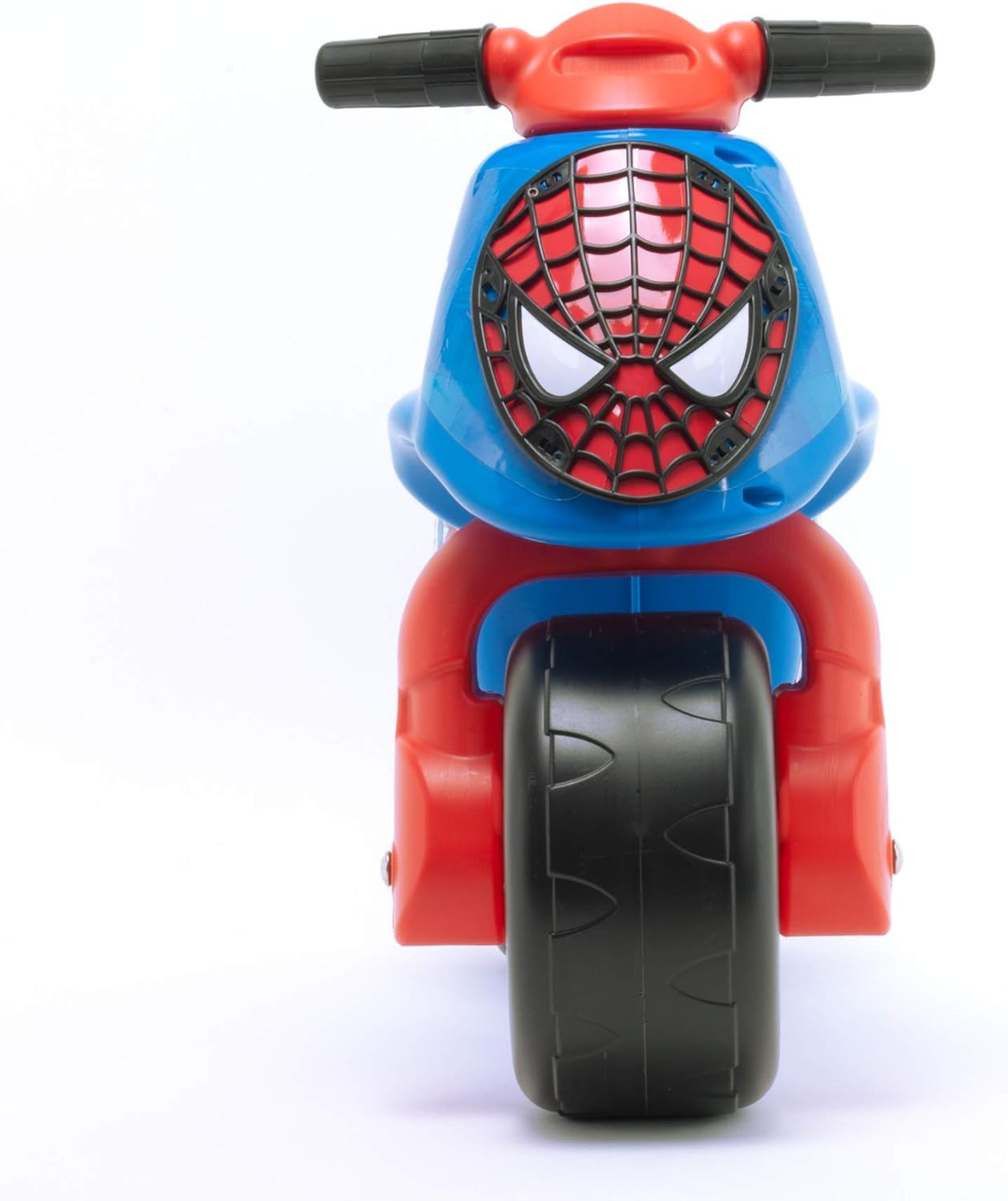 INJUSA - Marvel Moto Correpasillos Neox Spiderman para Bebés de 18 Meses con Decoración Permanente IML y Asa de Transporte, color azul y rojo, 27.7 x 21.1 x 19.3 (19060): Amazon.es: Juguetes y juegos