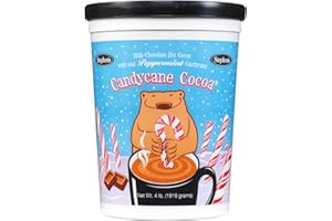 STEPHEN'S Stephen’s Gourmet Candy Cane Hot Cocoa Mix – Milk Chocolate Cocoa with Real Peppermint Candy Cane, 4 lb Canister