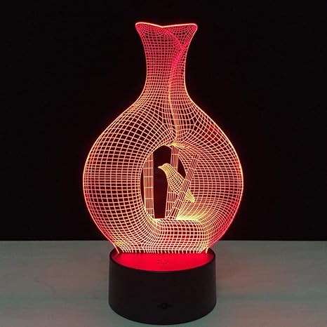 Arxyd 3d Led Lampe Dillusion Optique Modèle De Cage à