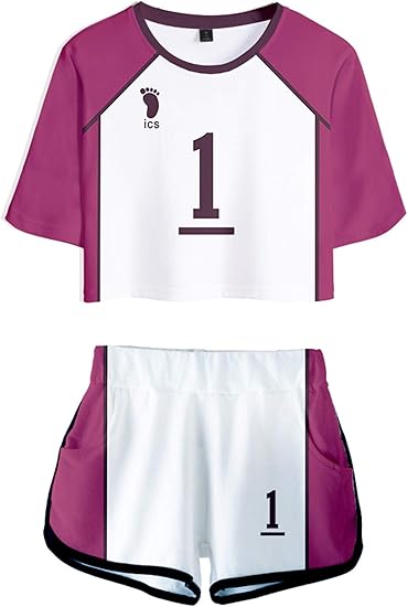 sports jersey crop top