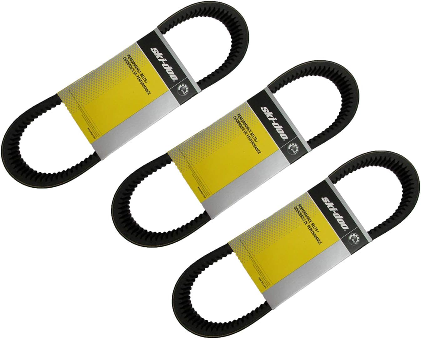 SkiDoo New OEM Skandic Expedition Drive Belt THREE PACK 605348425 Automotive