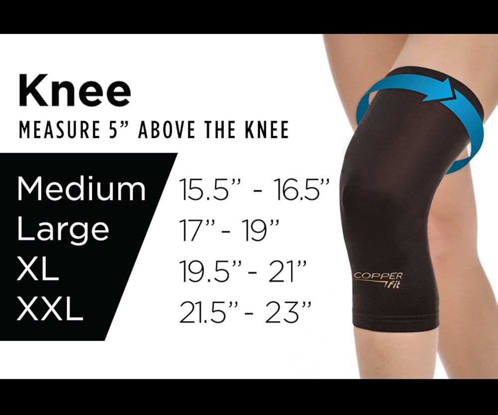 Copper Fit Pro Series Compression Knee Sleeve,Packaging may Vary: Clothing