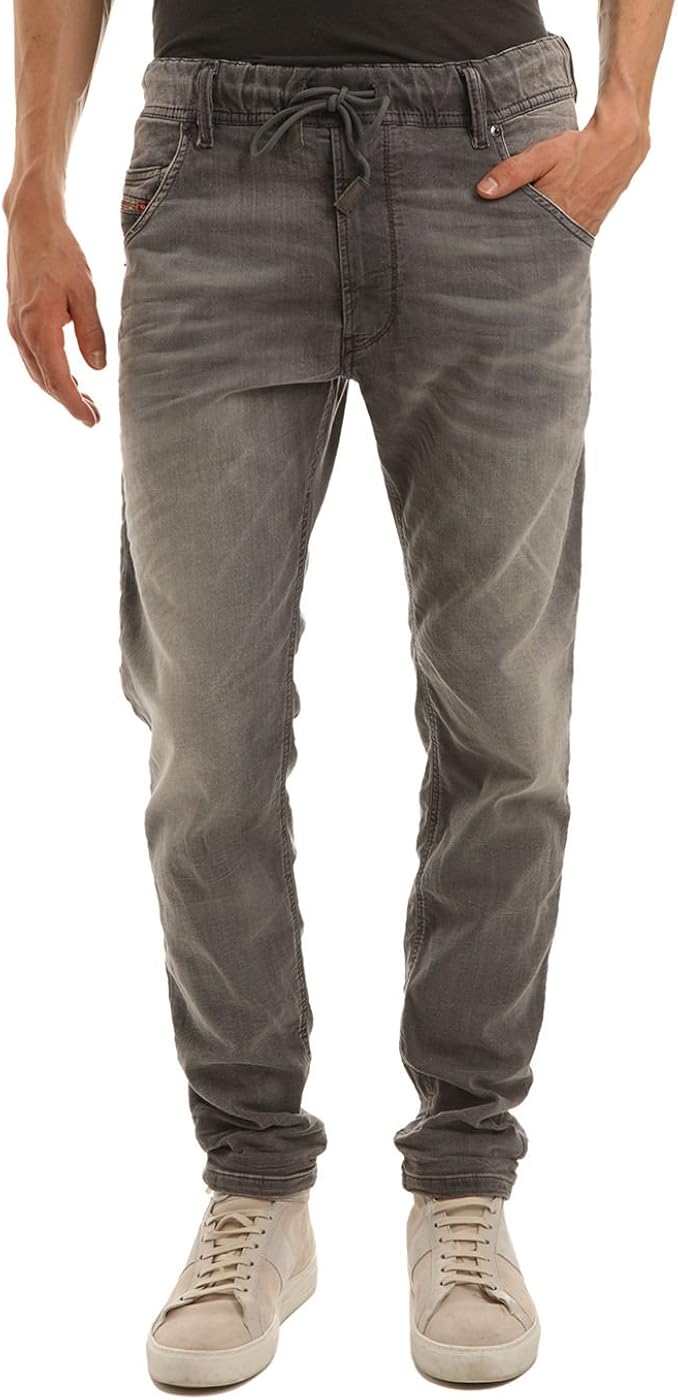 DIESEL Herren Graue JoggingJeans KrooleyNe für herren Amazon.de