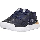 Fila Axilus 3 Womens Tennis Shoes - Navy/Wht/Wheat/B Medium / 6.0