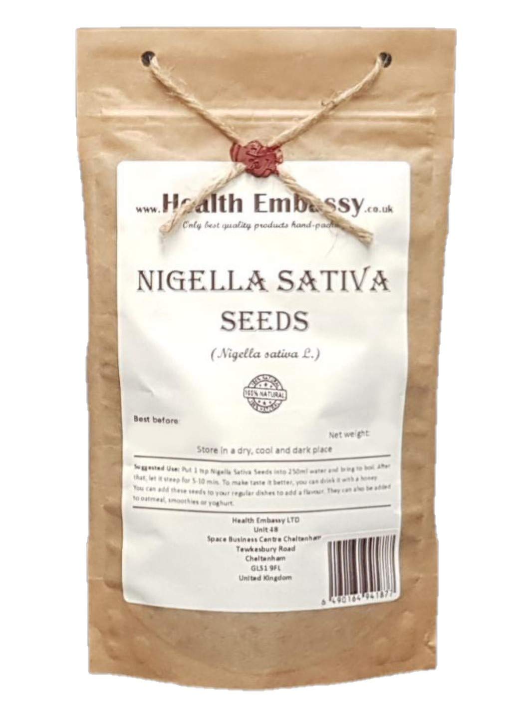 Health Embassy Nigella Sativa seeds - Black seed cumin (100g)