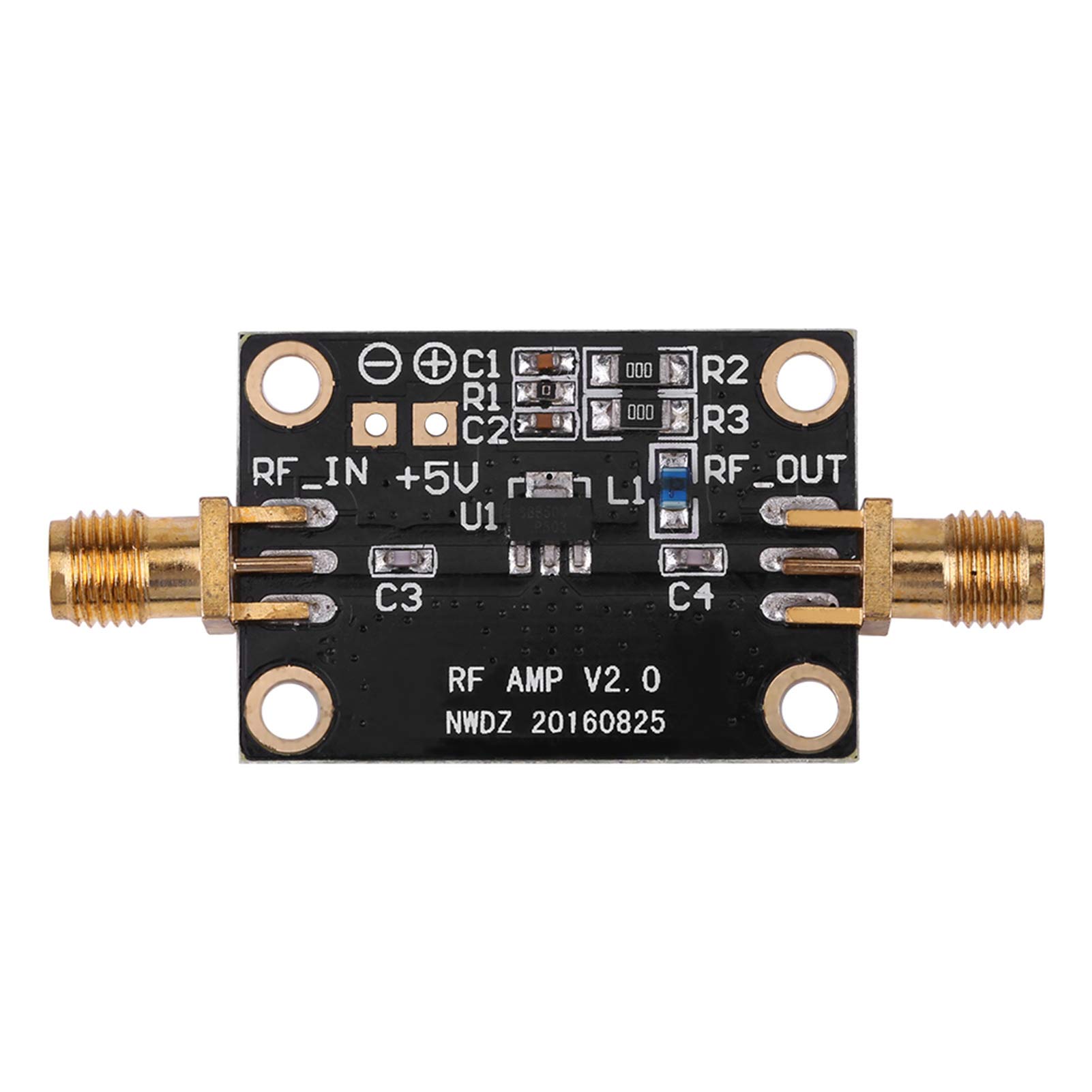 21DB Amplifier Module Low Noise High-linearity High Gain Wideband 0.01-4GHZ for HAM Radio RTL SDR LNA