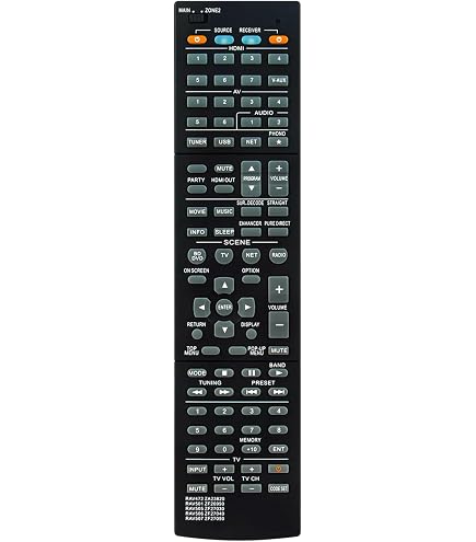 Télécommande Originale Yamaha VS34830 FB250 - Sans Couvre-piles (à Réparer Avec Du Ruban Adhésif) - Occasion