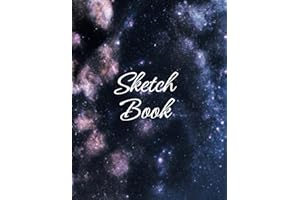 Sketch Book: Large Notebook for Sketching , Doodling and Drawing , 8.5" x 11", 110 Pages, Blank Paper Sketch Pad for Drawing 