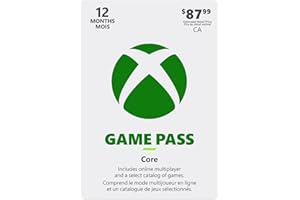 XBOX Game Pass Core 12M Gift Card (Physical Delivery)