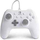 PowerA Wired Controller for Nintendo Switch - White, Gamepad, Game controller, Wired controller, Officially licensed