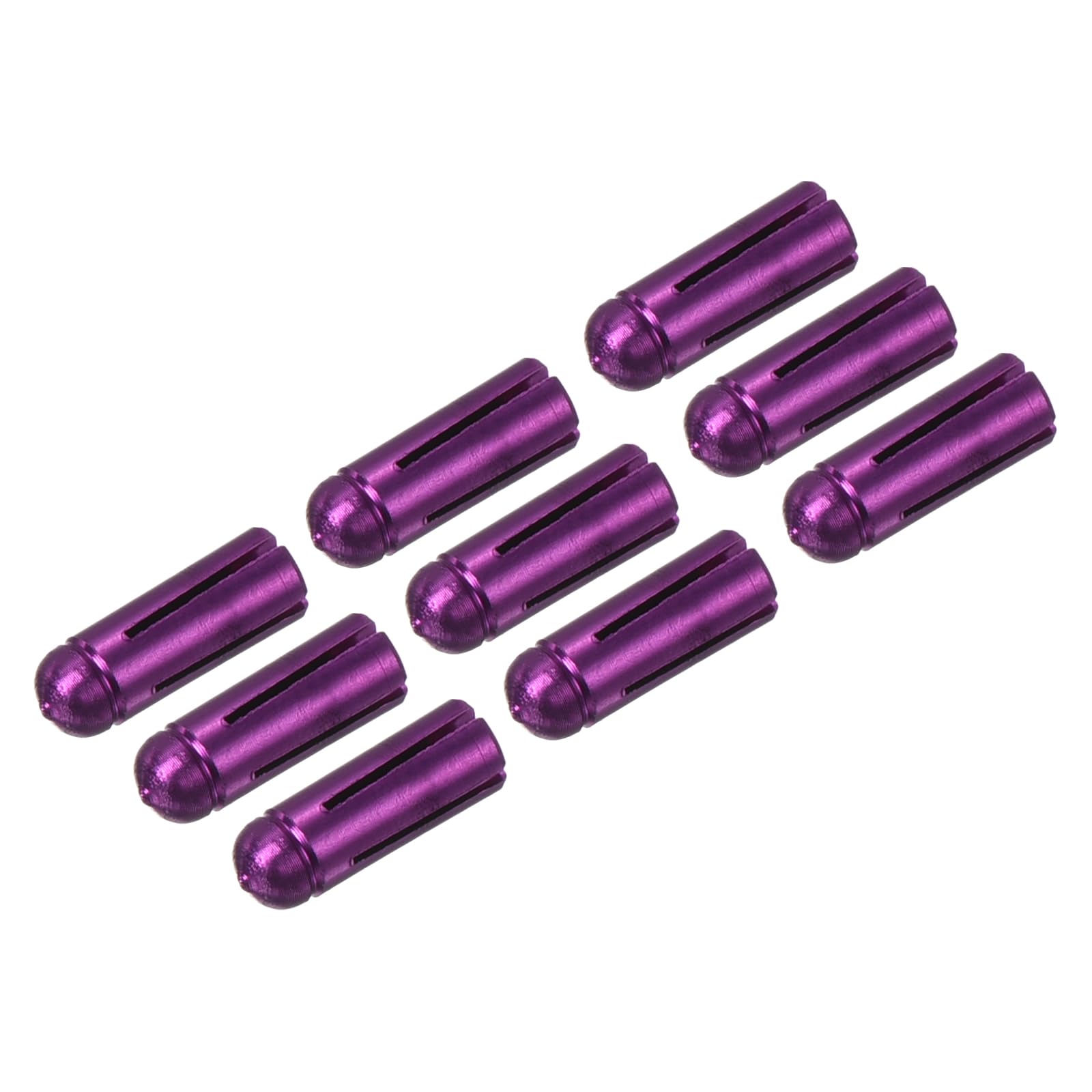 PATIKIL Dart Flight Protectors, Aluminum Alloy Dart Accessories Wing Savers for Steel & Plastic Flights - 9 Pack (Purple)