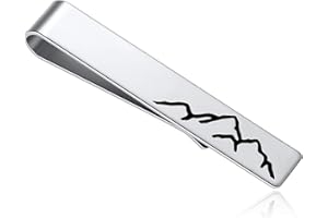 Ukodnus Mountain Tie Bar - Groomsmen Tie Bar Outdoor Enthusiast - Adventure Tie Clip - Explore Tie Clip - Graduation Gift for Him - Gift for Boyfriend
