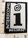 Interscope 1 Records patch Jacket T-shirt Patch Sew Iron on Embroidered Sign Badge Costume