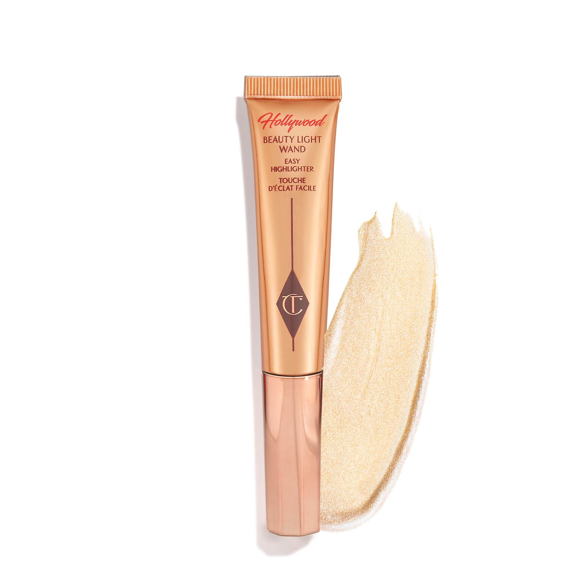 Charlotte Tilbury Beauty Light Wand Liquid Highlighter Makeup - Soft-Focus Highlighter & Blush for Cheeks - Pearlescent, Weightless Radiant Finish - Spotlight Image