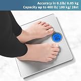 Vitafit Bathroom Scales 180kg High Precision 4 Sensors LCD Step-On 28st view 3