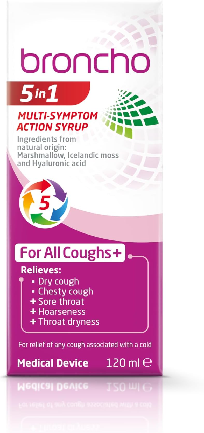 Broncho 5in1 Multi-Symptom Action Syrup 120ml Bronchostop