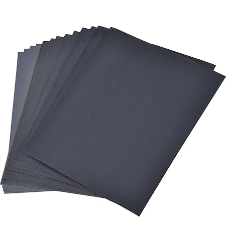 800-3000 Grit Schleifpapier Sortiment, Trocken / nass, für Automobil-Schleifen Holzmöbel, Veredelung, Drehen Fertigung Holz, 