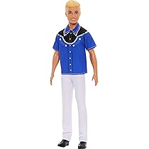 Boneco Barbie Ken Fashionistas 226 Loiro com Camisa Estilo Country