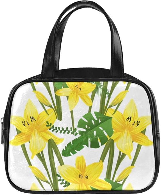 Tote Shoulder Bag Spring Yellow Flower Narcissus With