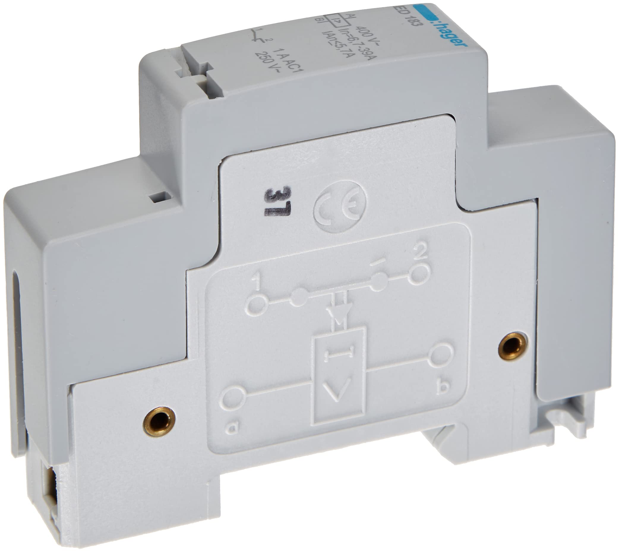Hager ED183 – RELE Intensity 230 V 50 Hz 1 Contact Open