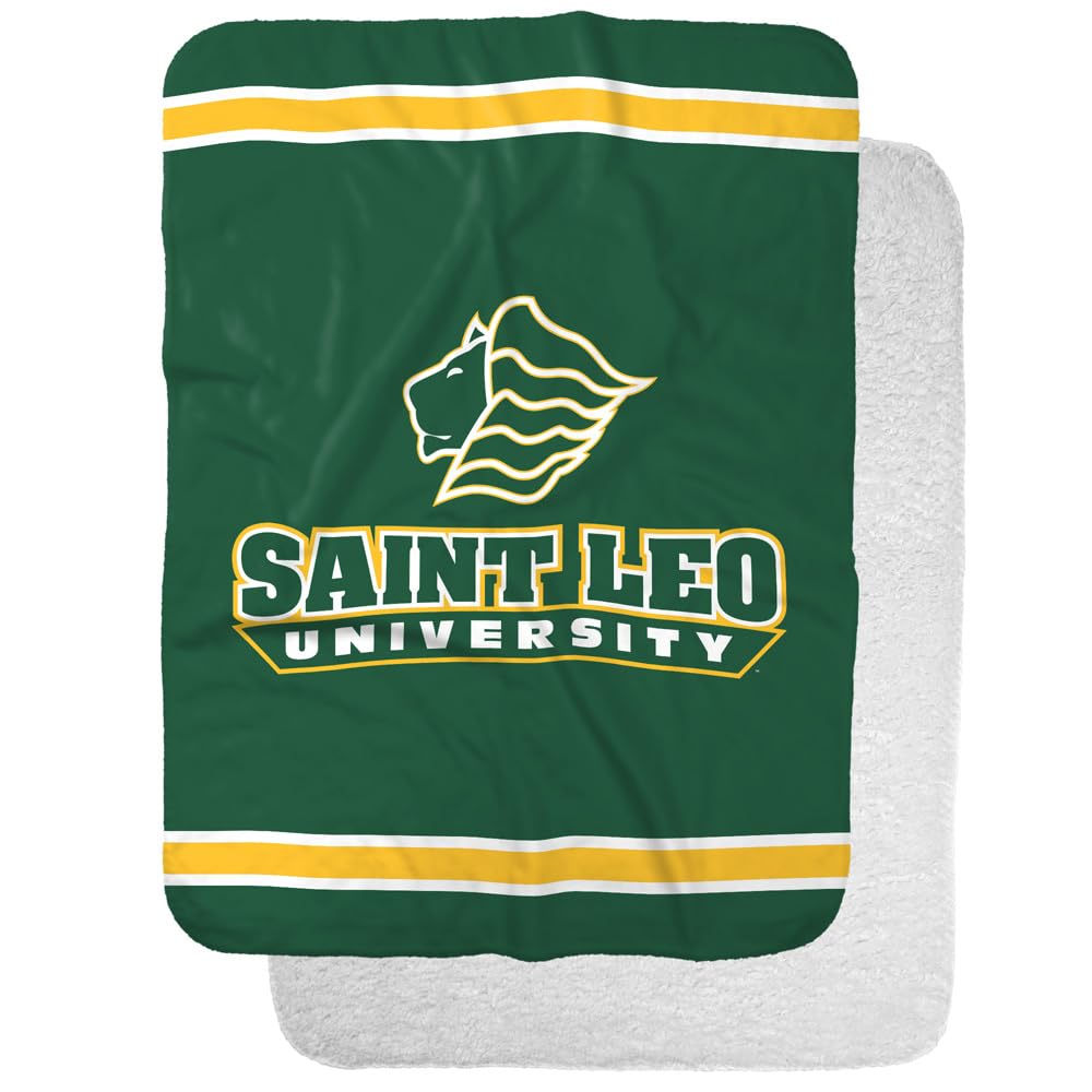 Saint Leo University Primary Logo Stripes Sherpa
