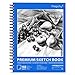 Sketch Books, Magicfly 3 Pack (5.5X8.5 inches, 105 Sheets Each) Spiral Bound Sketch Pads, Acid Free Drawing Pads for Kids, Adults, Artists Sketching Drawing, Notebooks
