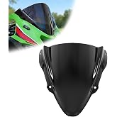 PIKPOP Windshield for ZX-6R ZX6R 2024 2025 2026, Motorcycle Front Fairing Windscreen Deflector Protector for ZX-6R/ZX6R Accessories (Black)