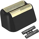 1 Pack Professional 5 Star Series Finale Shaver Replacement Foil and Cutter Bar Assembly Compatible With Wahl Shaver Foil 7031-100, 7043-100 Super Close Shaving Replacement Heads, (Black)