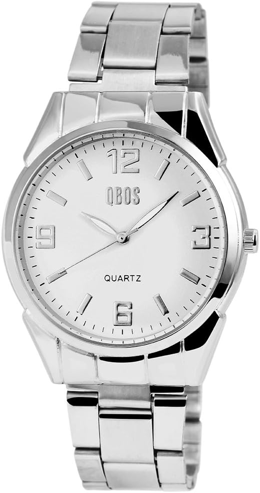 Men's Analog Watch with Quartz Movement RP3042250015 Metal Housing with Stainless Steel Bracelet in Silver and Fold Over Clasp Dial White Band Total Bracelet Length 19 cm Width: 20 mm