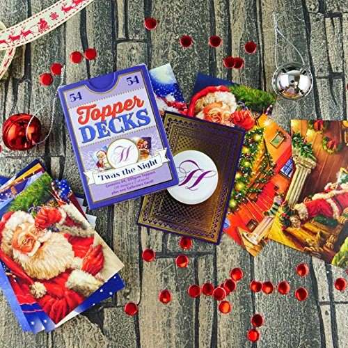 Hunkydory 'TWAS The Night Topper Decks - 54 x 250gsm Cards - 18 Designs - DECK008