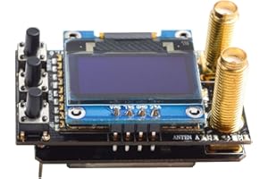 AKK Diversity RX 5.8G 80CH FPV Receiver Module Built-in Low Power Buzzer SMA Female Diversity Receiver with Two RX Modules Compatible with FatShark Goggles