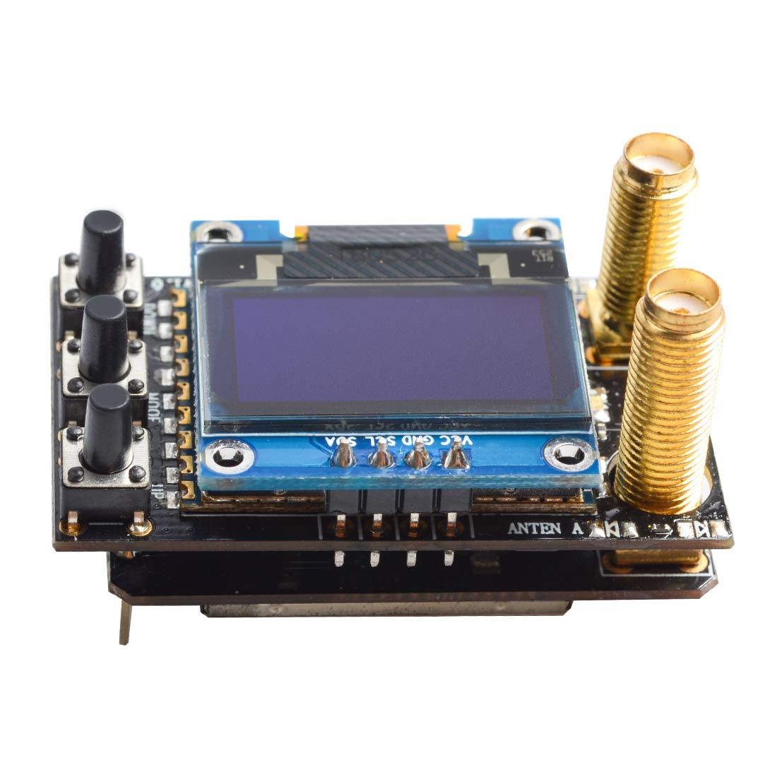 Photo 1 of AKK Diversity RX 5.8G 80CH FPV Receiver Module Built-in Low Power Buzzer SMA Female Diversity Receiver with Two RX Modules Compatible with FatShark Goggles