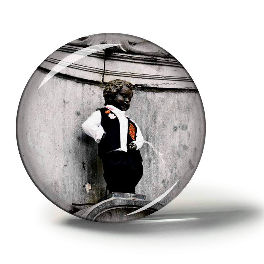 Hqiyaols Souvenir Bélgica Bruselas mear niño Imanes Nevera ...