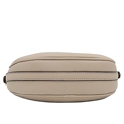 Small Crescent Smooth PU Leather Armpit Shoulder