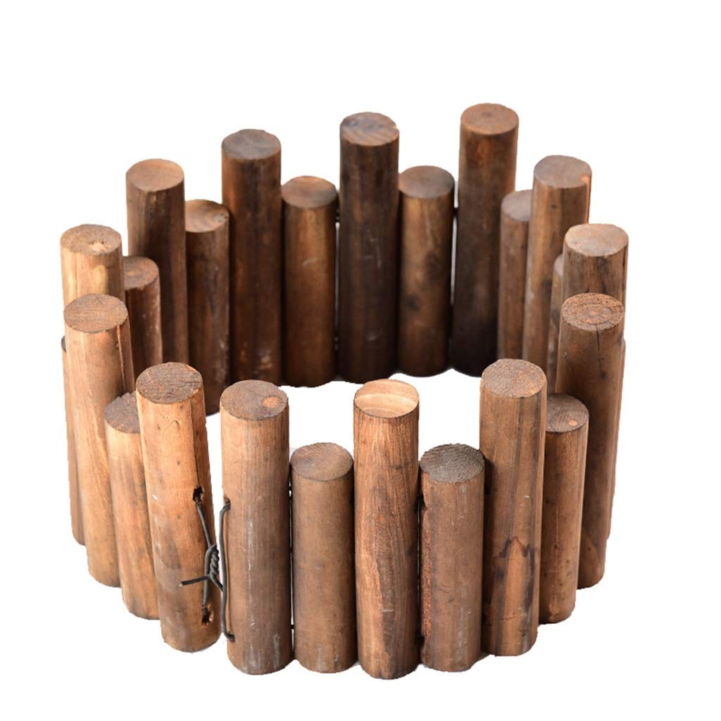 LXFYMX Vallas para Jardin Césped de Madera Efecto jardín Borde ...