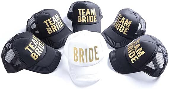 team bride hats