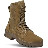 GARMONT TACTICAL T8 Bifida Military Combat Boots for Men and Women, Army, Air Force, AR670-1 Compliant Footwear, Suede Leather, Multi-Terrain Shoes, Coyote, Size 12.5