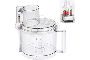 IHOUMEX 4 Locking Tabs DLC-005AGTXT1 Bowl and DFP-14NWBCT1X Cover 14-cup Food Processor Work Bowl Kits Fits Cuisinart DFP-14, DFP-14BCN, DFP-14BCNY Models