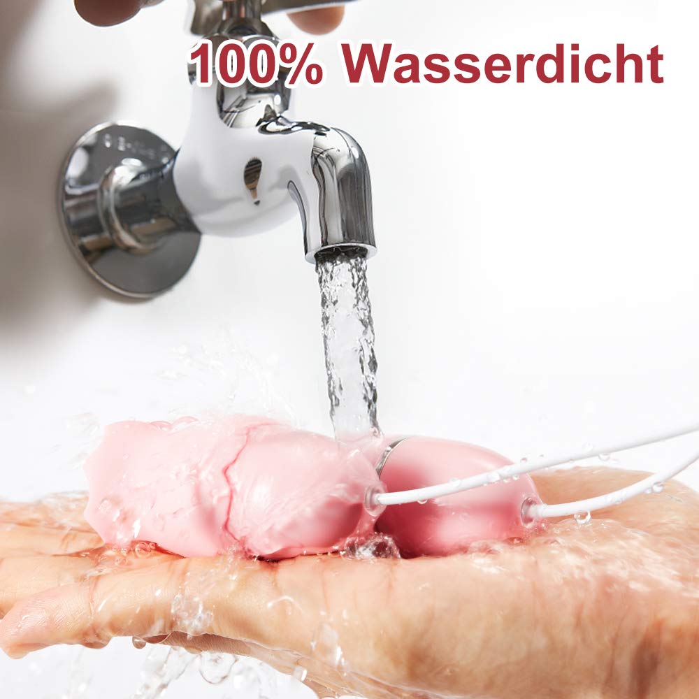 Fondlove Vibro Ei Bullet-Vibratoren Vibrationseier mit Zunge Vibrator Klitoris Stimulator und G Punkt Vibratoren Sexspielzeug für Frauen