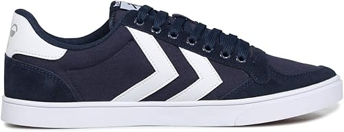 Amazon ヒュンメル Slimmer Stadil Low Canvas スリマー スタディール ロー キャンバス スニーカー ブルー Hmk 7647 スニーカー