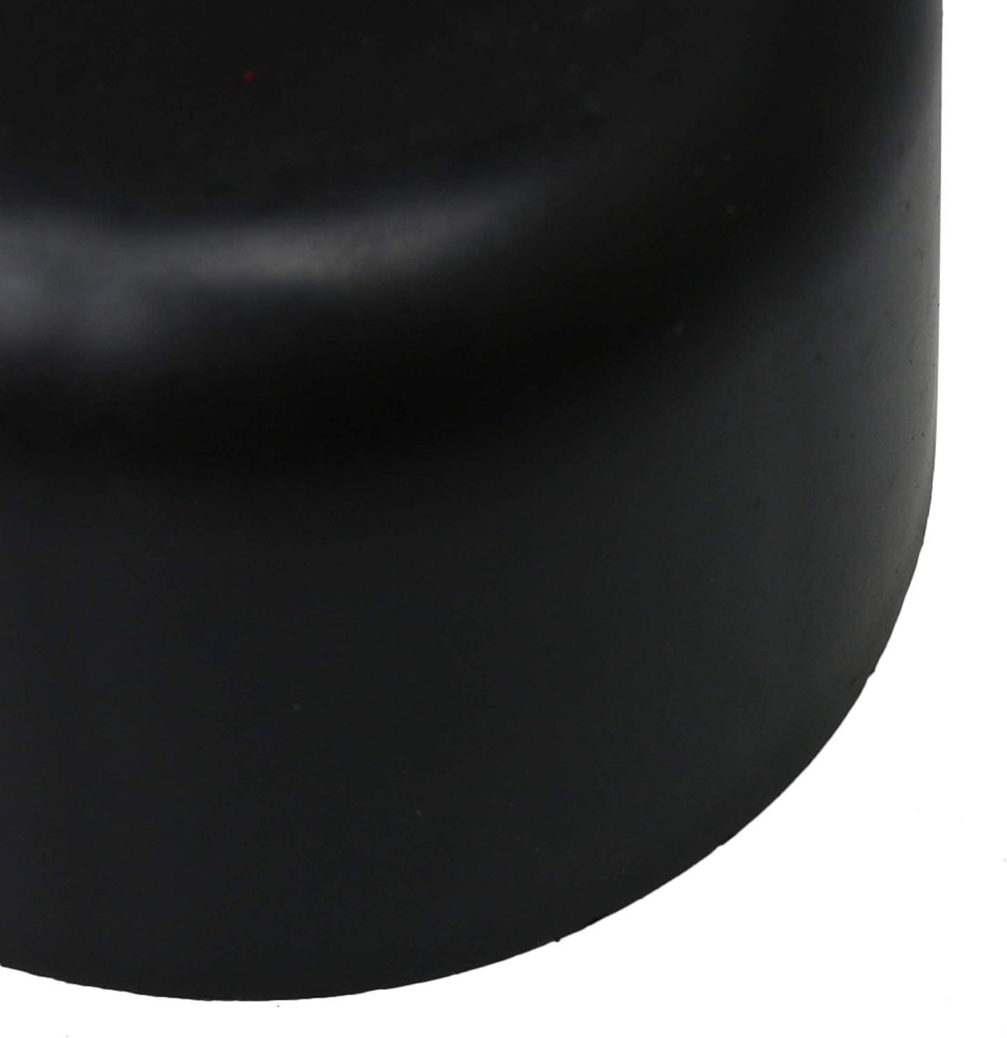 BQLZR 50mm Dia 35mm Height Black Plastic Round Furniture Leg 6mm Hole Dia for Table Chair Bed Cabinet Feet Floor Pack of 4 - Image 5